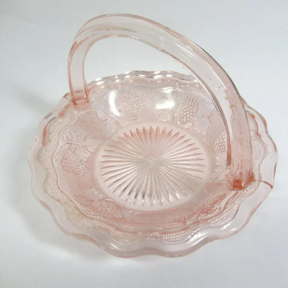 Vintage Pink Westmoreland Basket